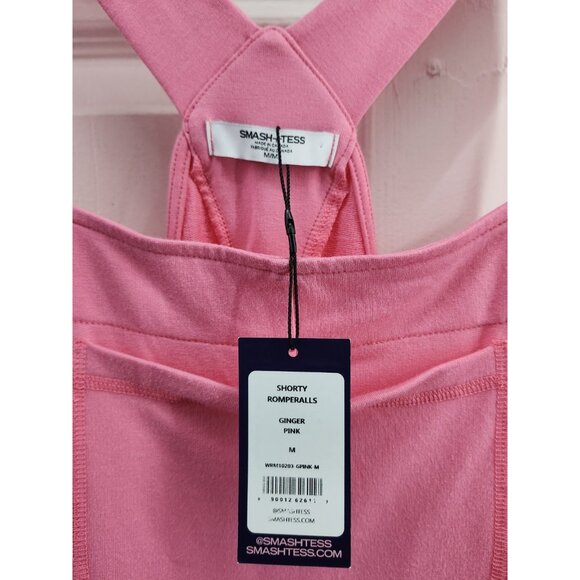Smash + Tess shorty romperalls Ginger Pink Medium NWT - Picture 4 of 10